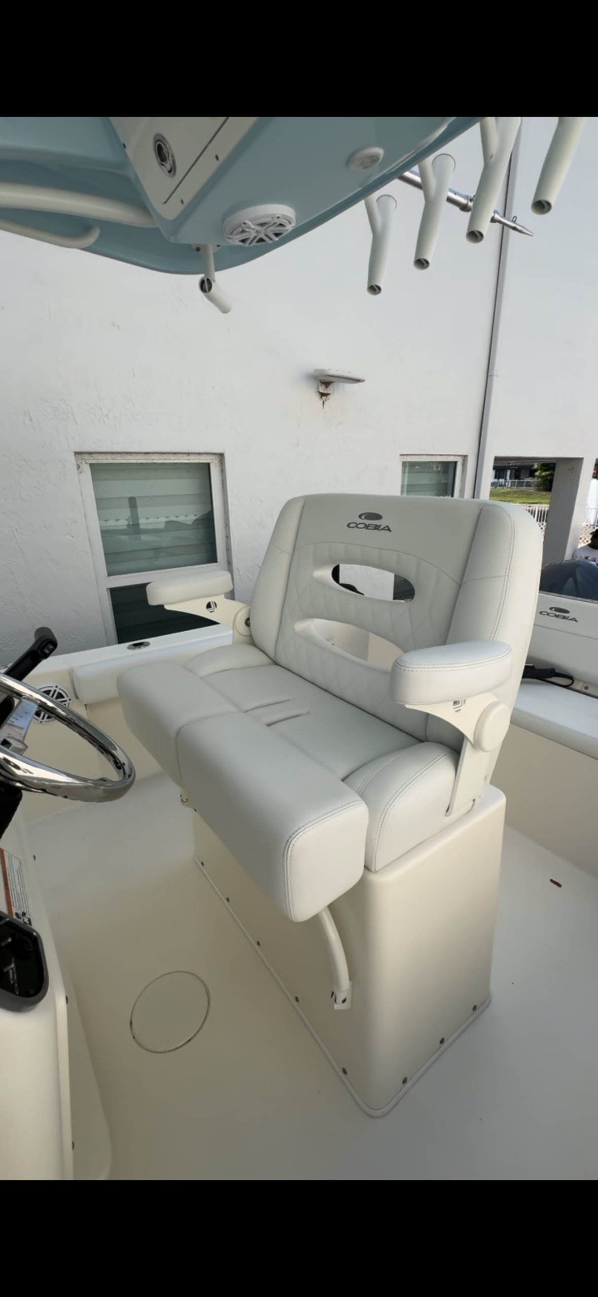Boat interior after detailing